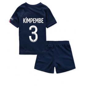 Baby Fußballbekleidung Paris Saint-Germain Presnel Kimpembe #3 Heimtrikot 2022-23 Kurzarm (+ kurze hosen)